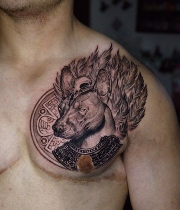 Xoloitzcuintli – Mexican Hairless Dog Tattoo