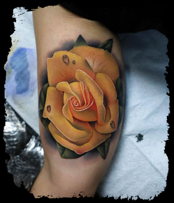 yellow-rose-tattoo
