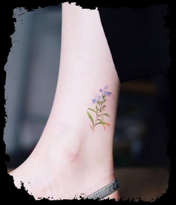 Rosemary Tattoo Design