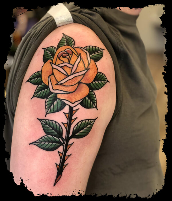 Yellow-Rose-Tattoo 