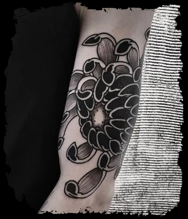 Chrysanthemum Flower Tattoo