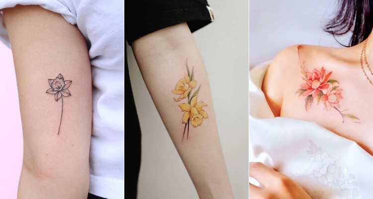 Amazing Daffodil Tattoo Designs, Ideas And Meaning