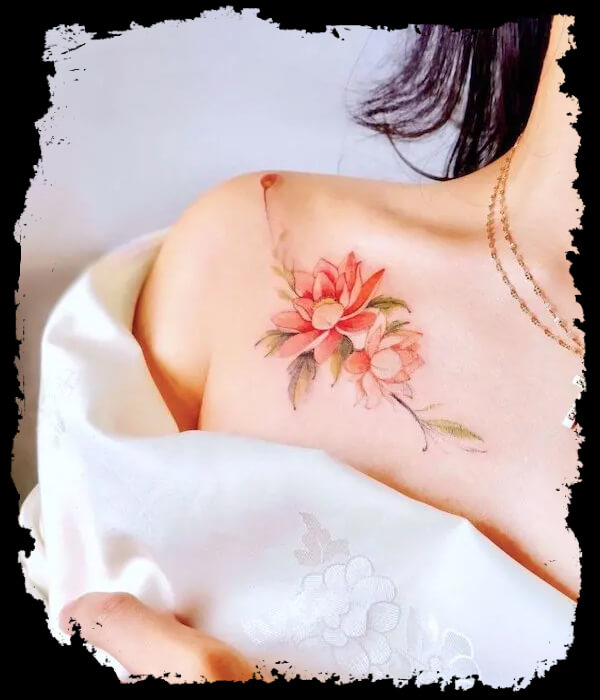 Collarbone-Daffodil-Tattoo