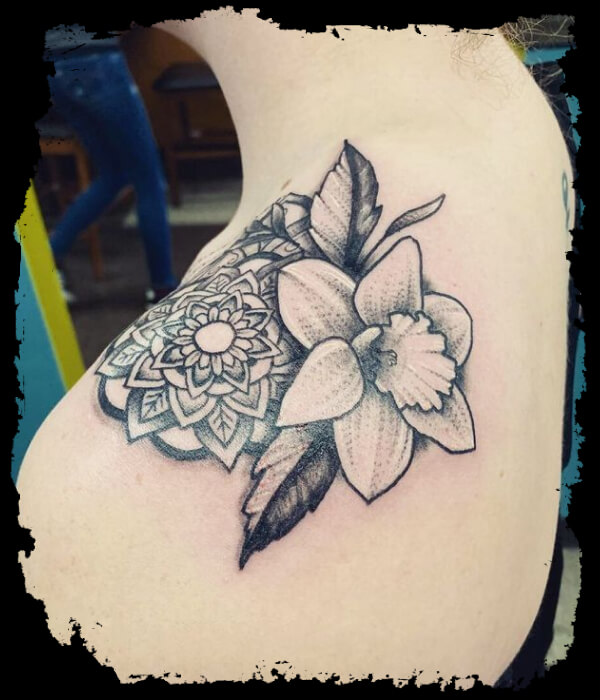 Daffodil-Mandala-Tattoo
