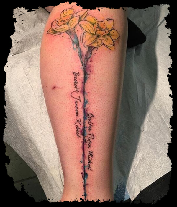 Daffodil-Quote-Tattoo
