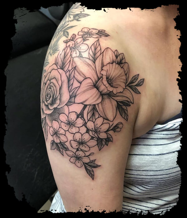 Daffodil-Sleeve-Tattoo