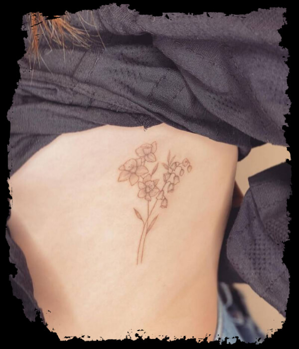 Daffodil-Ribcage-Tattoo