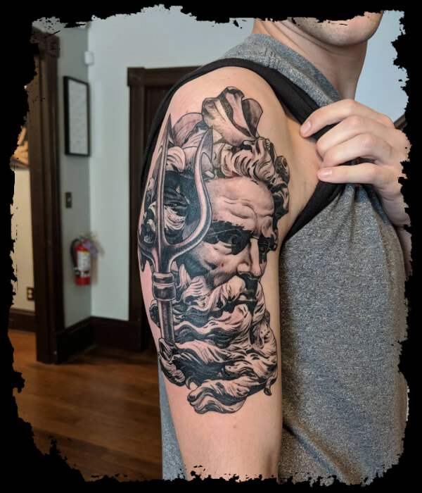 Shoulder-Poseidon-Tattoo-Ideas