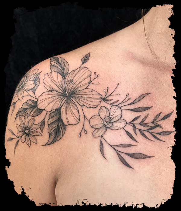 Shoulder-Daffodil-Tattoo