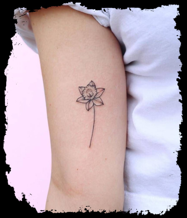 Small-Daffodil-Tattoo