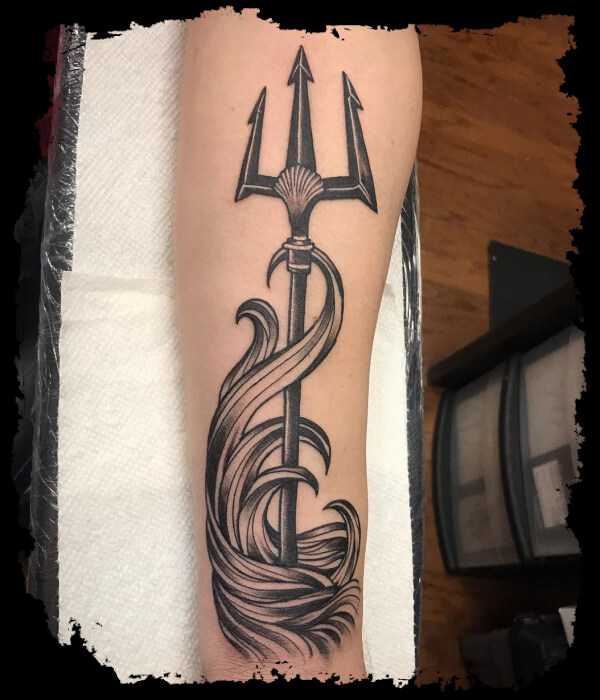 Trident-Poseidon-Tattoo