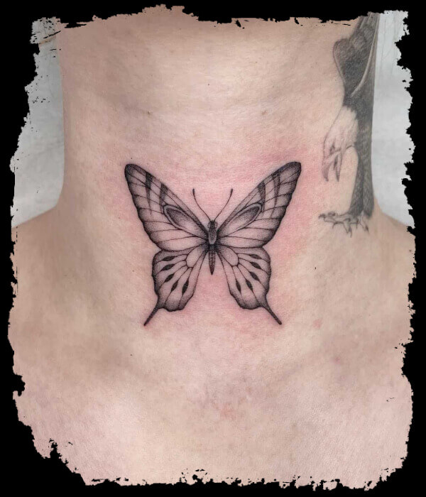 Butterfly-Neck-Tattoo-Ideas