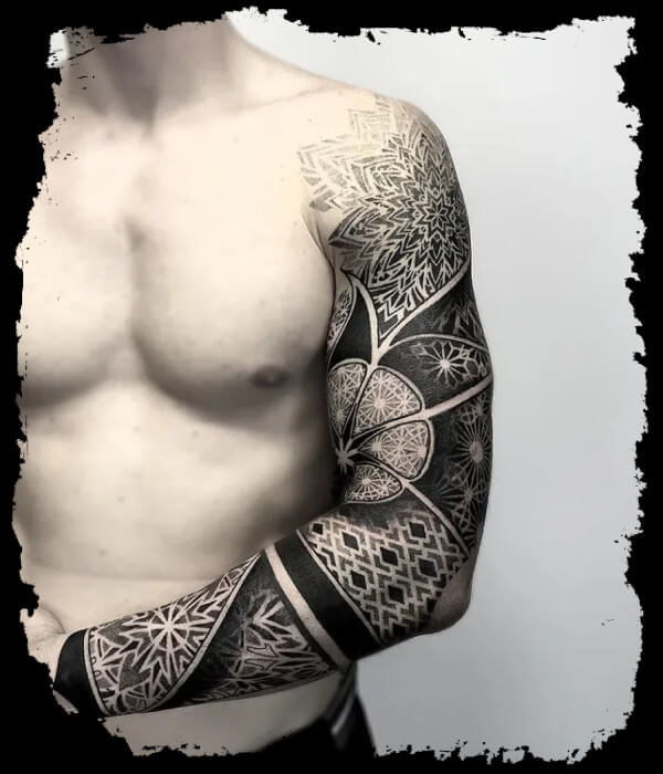 Geometric-Sleeve-Tattoo-Designs