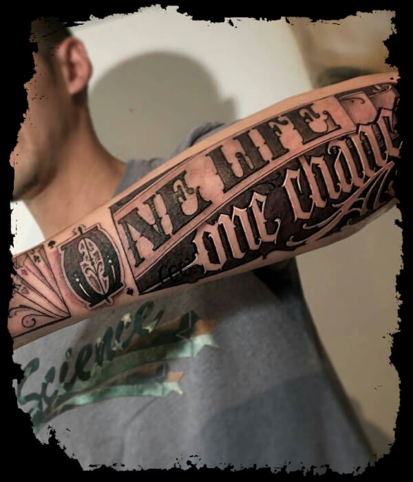 One-Life-Tattoo-Ideas