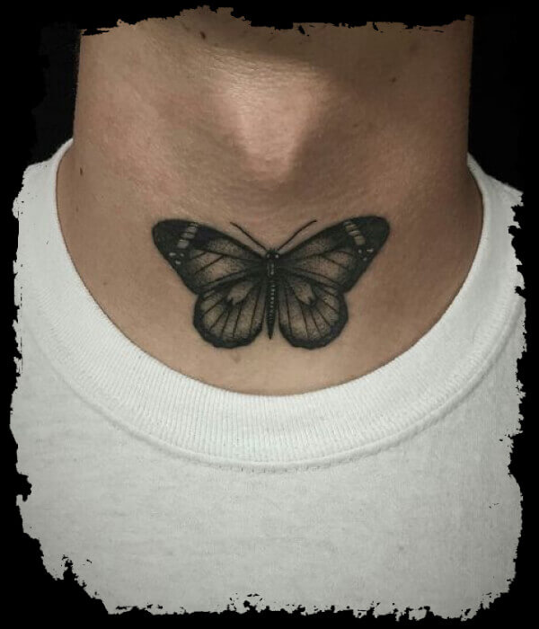 Butterfly-Neck-Tattoo-For-Men
