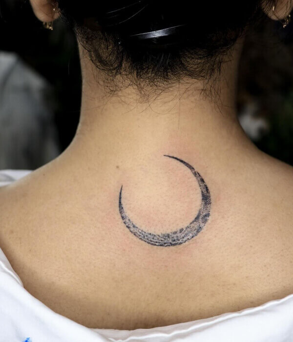 Blue Moon Back Tattoo Design - 22