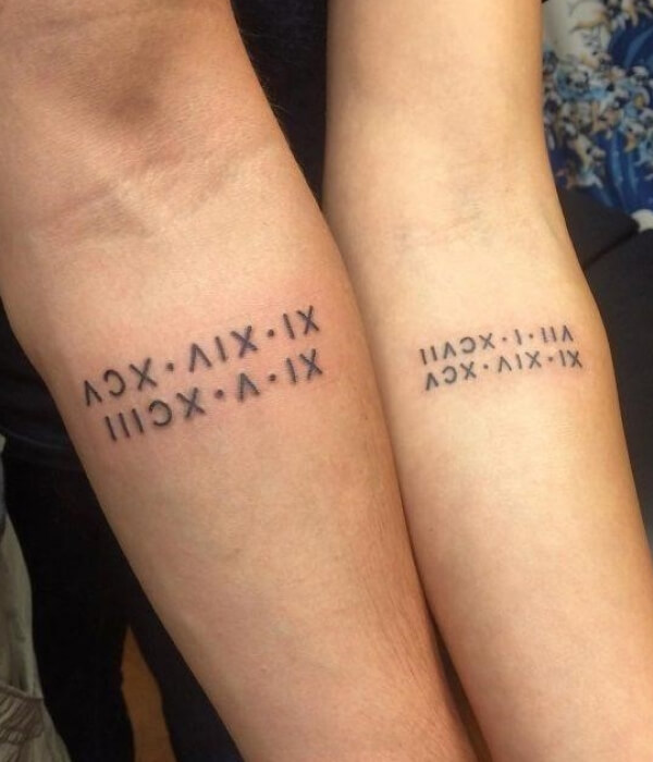 Roman Numerals - Trending Tattoo Roman-Numerals-Tattoo