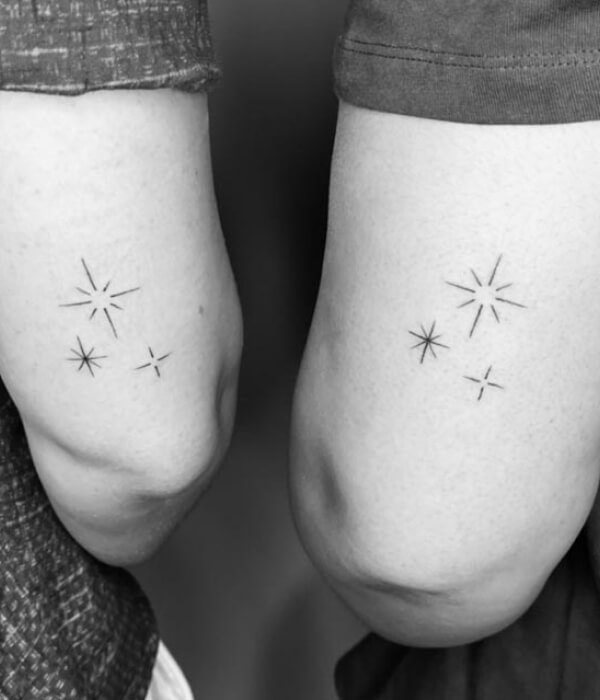 Shining Stars Brother Sister Tattoo - Trending Tattoo Shining-Stars-Brother-Sister-Tattoo