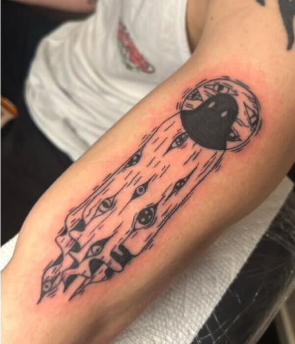 Small Ghost Tattoo Ideas - 6