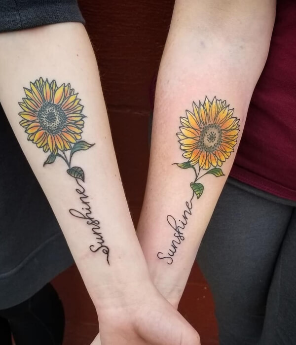 Sunflowers - Trending Tattoo Sunflowers-Tattoo