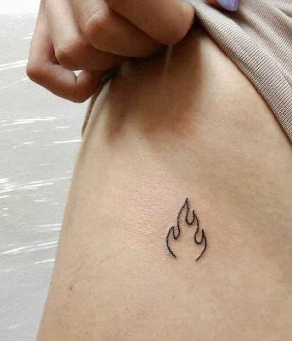 Woman Aflame Tattoo - Trending Tattoo Woman-Aflame-Tattoo