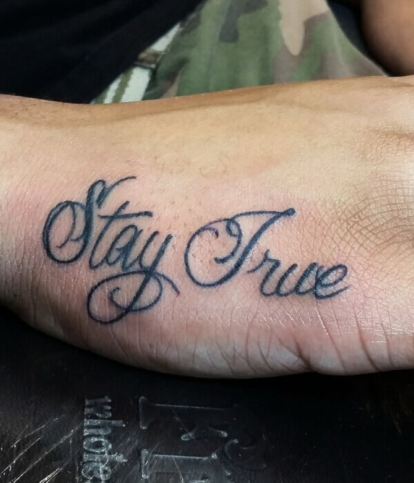Writing Tattoo Ideas - 4