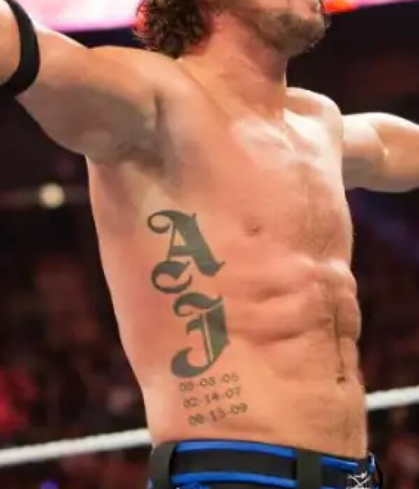 AJ Styles Birthdate Tattoos - Trending Tattoo AJ-Styles’-Birthdate-Tattoos