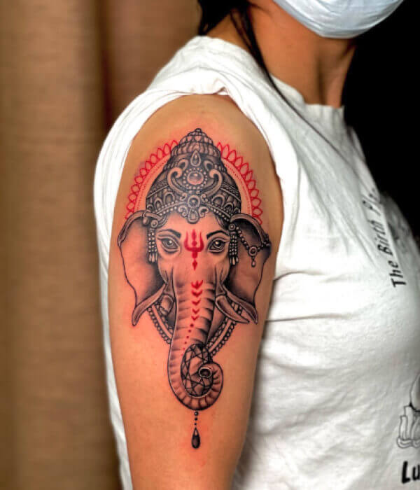 Ganesha Elephant Headed Tattoo - Trending Tattoo Ganesha-Elephant-Headed-Tattoo