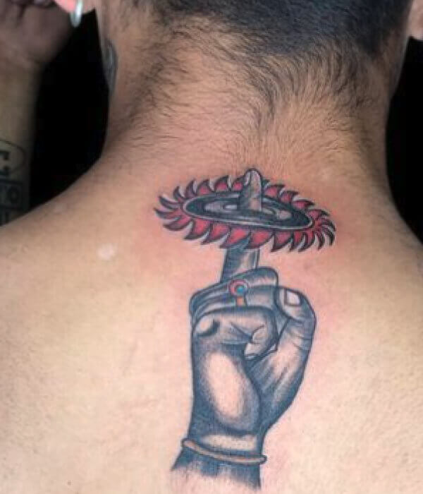 Sudarshan Chakra Tattoo 10 - Trending Tattoo Sudarshan-Chakra-Tattoo
