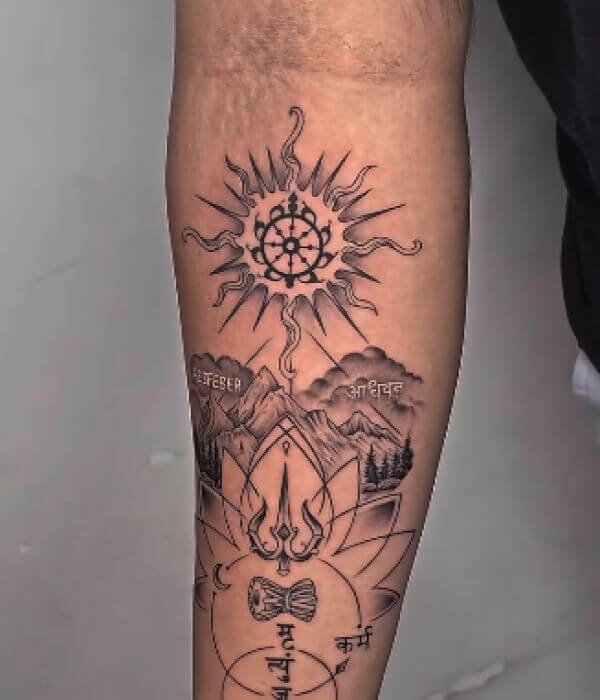 Sudarshan Chakra Tattoo 15 - Trending Tattoo Sudarshan-Chakra-Tattoo