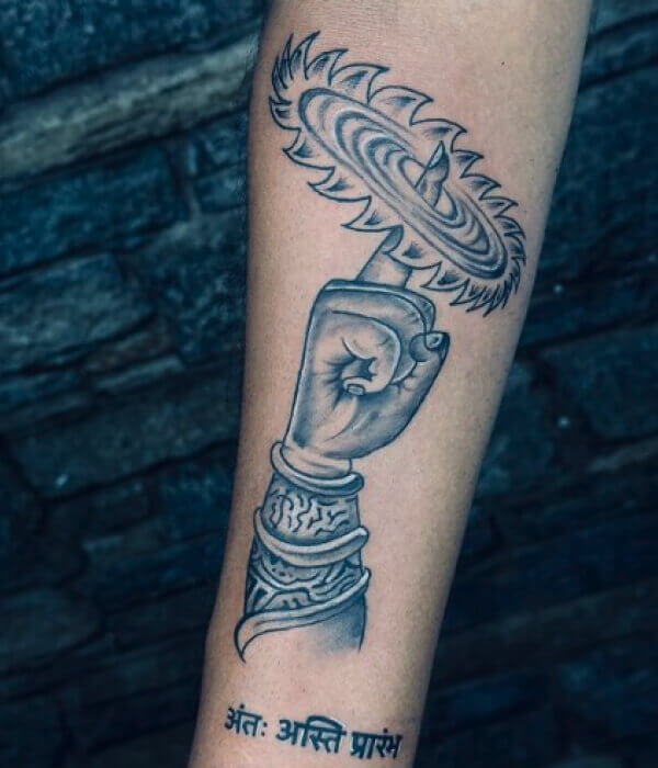 Sudarshan Chakra Tattoo 16 - Trending Tattoo Sudarshan-Chakra-Tattoo