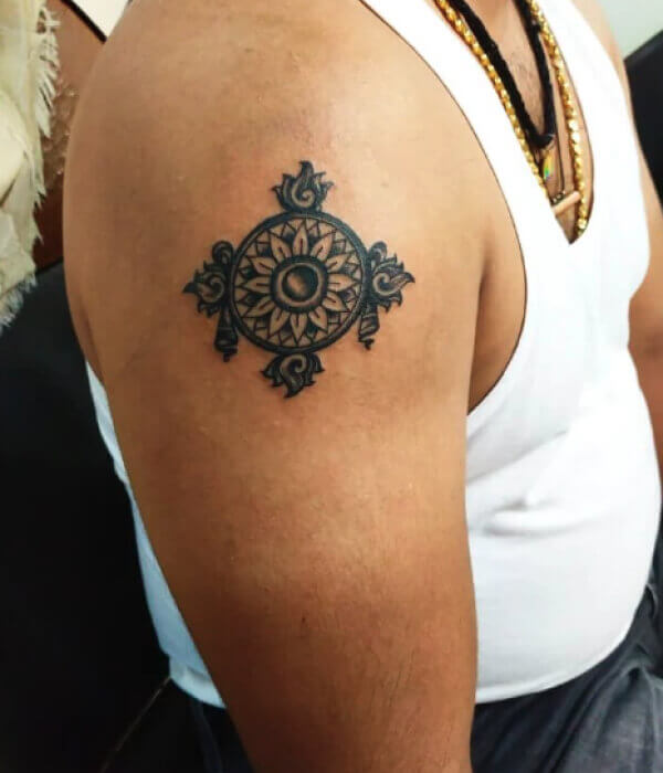 Sudarshan Chakra Tattoo 18 - Trending Tattoo Sudarshan-Chakra-Tattoo-Ideas