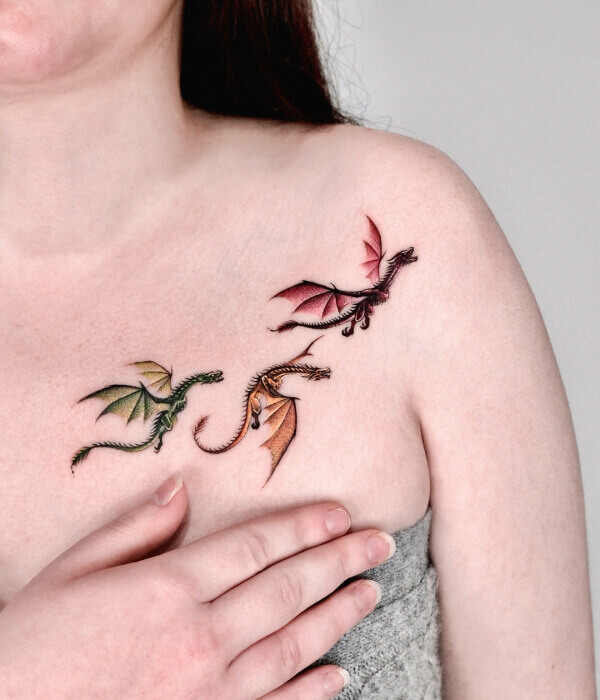 Targaryen Dragon Tattoo - Trending Tattoo Targaryen-Dragon-Tattoo