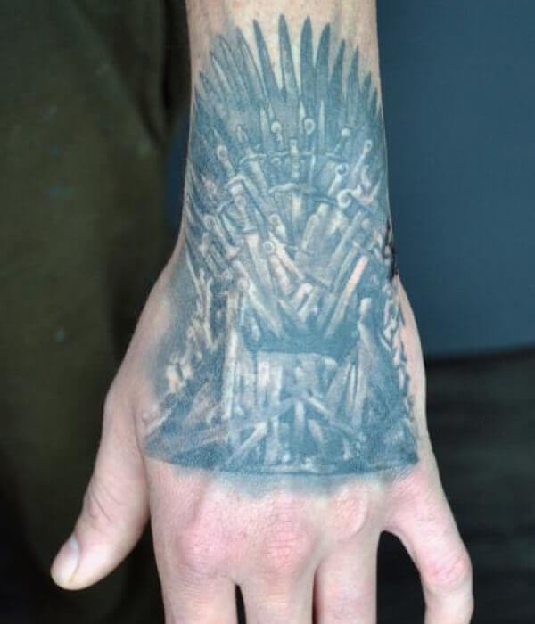 The Iron Throne Tattoo - Trending Tattoo The-Iron-Throne-Tattoo