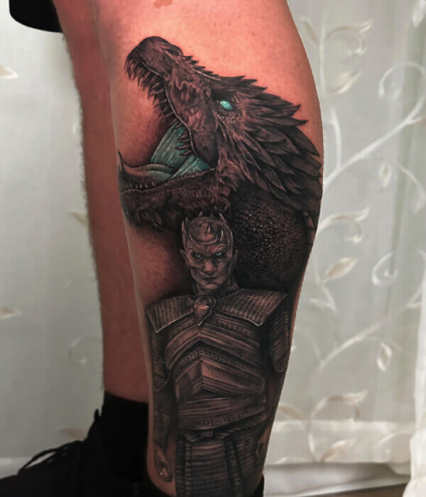 The Night King Tattoo - Trending Tattoo The-Night-King-Tattoo