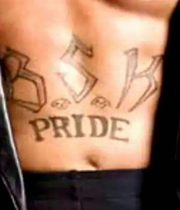 Undertakers BSK Pride Tattoo - Trending Tattoo Undertaker's-"B.S.K. Pride"-Tattoo