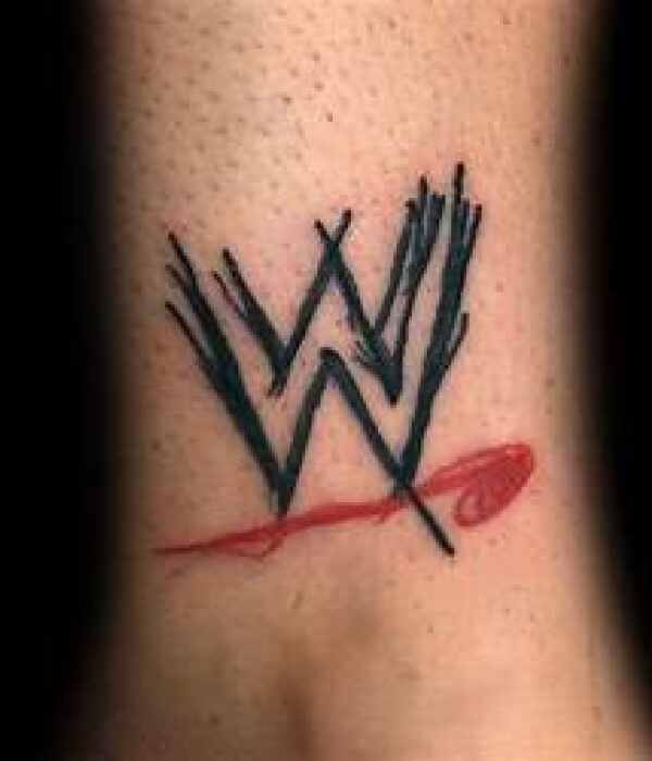 WWE Logo Tattoo - Trending Tattoo WWE-Logo-Tattoo