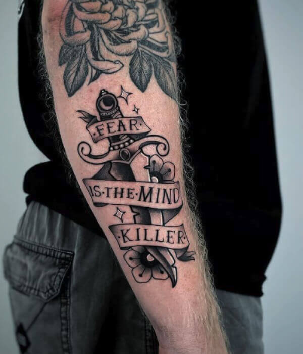 Mind Killer Tattoo 3 - Trending Tattoo Fear-is-the-Mind-Killer-Tattoo-Designs