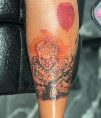 Spooky Pennywise Tattoo 12