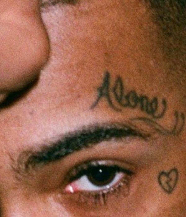 Alone Text Tattoo - Trending Tattoo Alone-Text-Tattoo