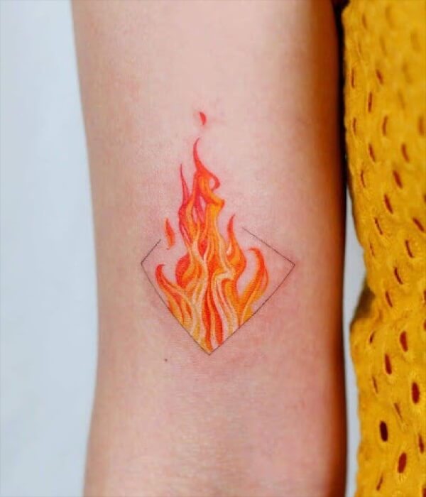 Flame Mandala tattoo - Trending Tattoo Flame-Mandala-tattoo