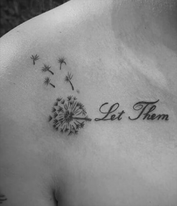 Floral Let Them Design - Trending Tattoo Floral-Let-Them-Design