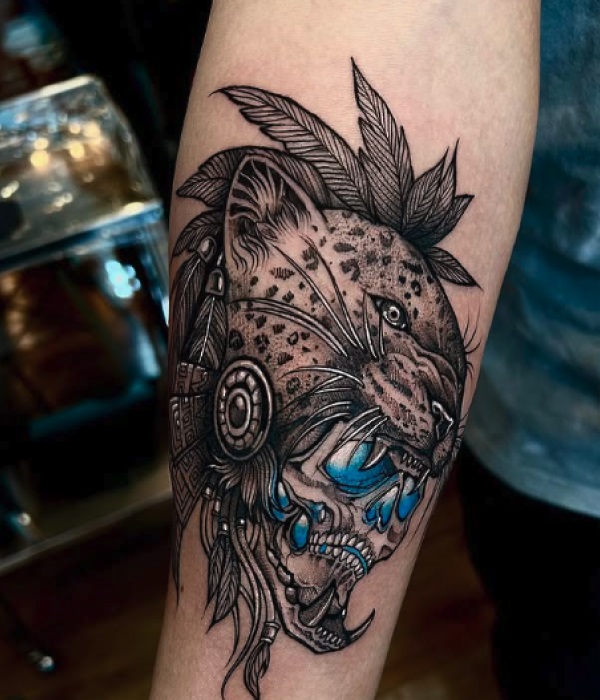 Guerrero Jaguar Tattoo - Trending Tattoo Guerrero Jaguar Tattoo