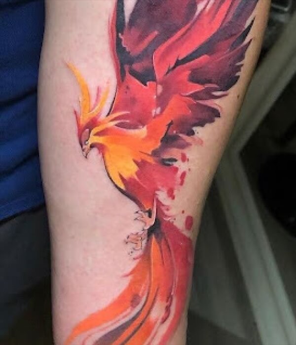 Phoenix Rising tattoo - Trending Tattoo Phoenix-Rising-tattoo