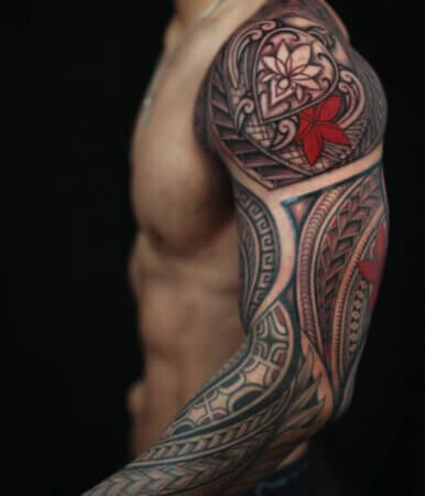 30 Stunning Full Arm Tribal Tattoo Designs - Trending Tattoo