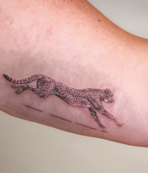 Running Jaguar Tattoo - Trending Tattoo Running-Jaguar-Tattoo