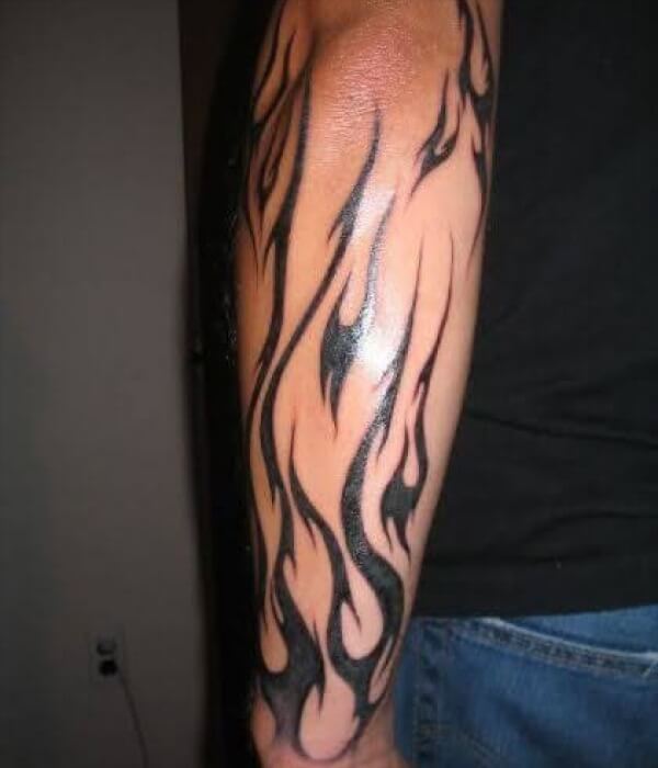 Tribal Flames tattoo - Trending Tattoo Tribal-Flames-tattoo