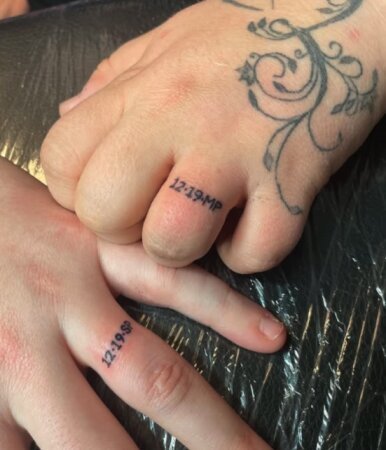 Amazing Wedding Date Tattoo Ideas,Designs And Meaning