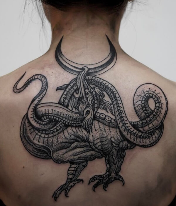 Jabberwocky from Alice and the Wonderland Tattoo - Trending Tattoo Jabberwocky-from-Alice-and-the-Wonderland-Tattoo