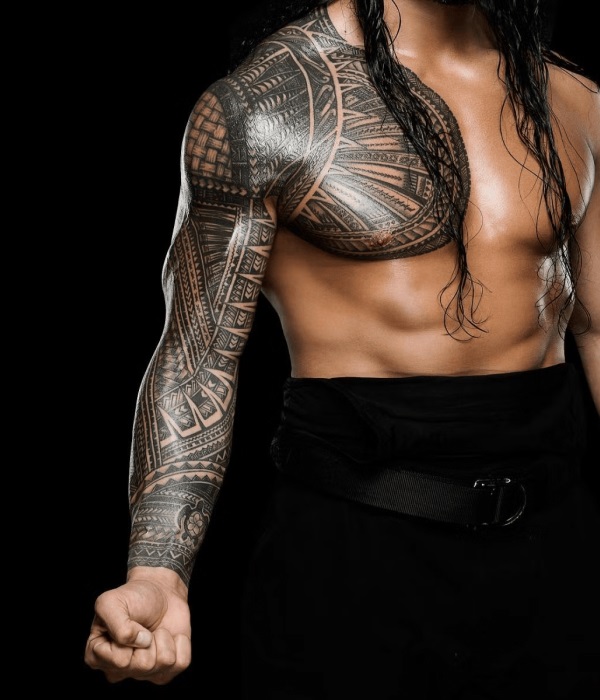 Meaning of Roman Reigns Tattoo - Trending Tattoo Meaning-of-Roman-Reigns-Tattoo